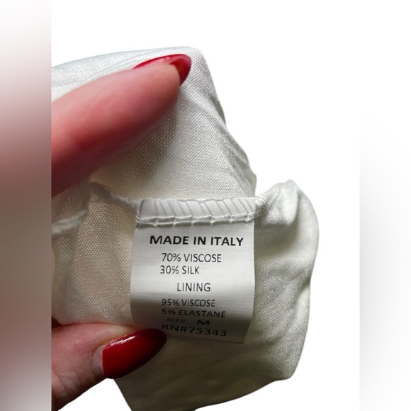 Lara G New NWT Floral Silk Blend Dress Size Medium - Picture 4 of 6